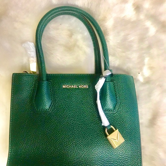 MICHAEL KORS: Green Mercer Tote Bag (BRAND NEW) - Picture 6 of 11